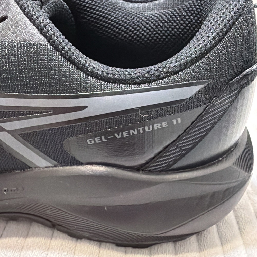Asics Men's Gel Venture 11 Lightweight Trail Running Shoes Black Size 11.5 - Picture 2 of 10